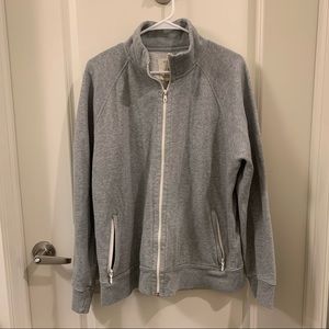 J. CREW Gray Track Sweatshirt